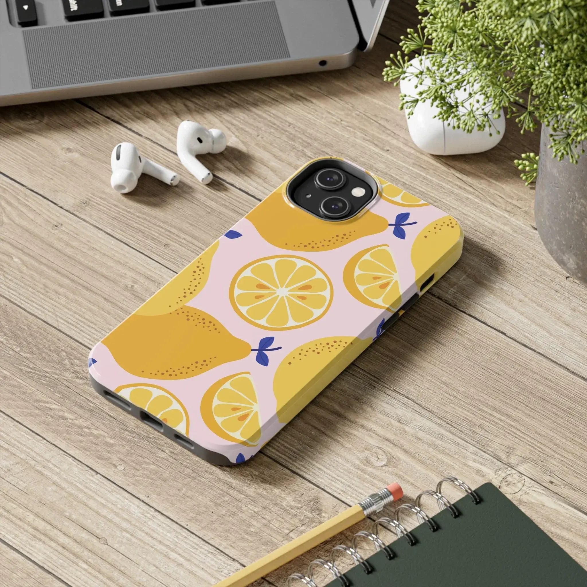 Sour Lemon Drop Phone Case (Apple & Android) - Pink Sweetheart