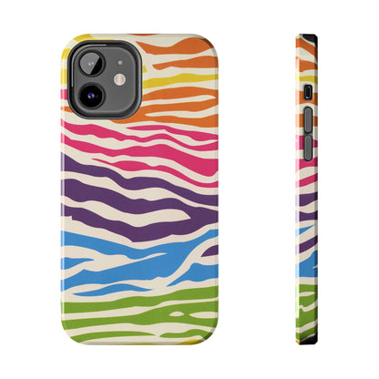 Rainbow Zebra Phone Case