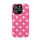 Pink Polka Dot Phone Case (Apple & Android)