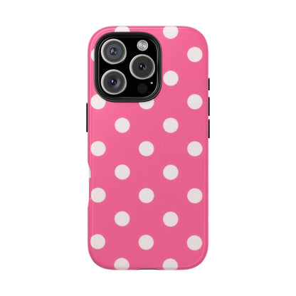 Pink Polka Dot Phone Case