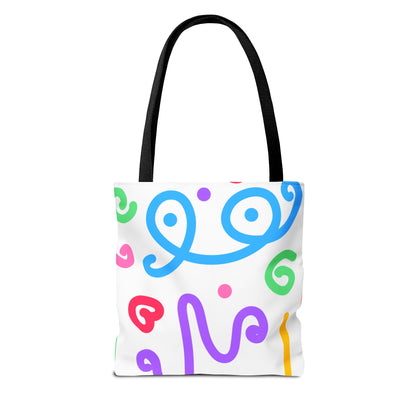 Colorful Doodles Tote Bag