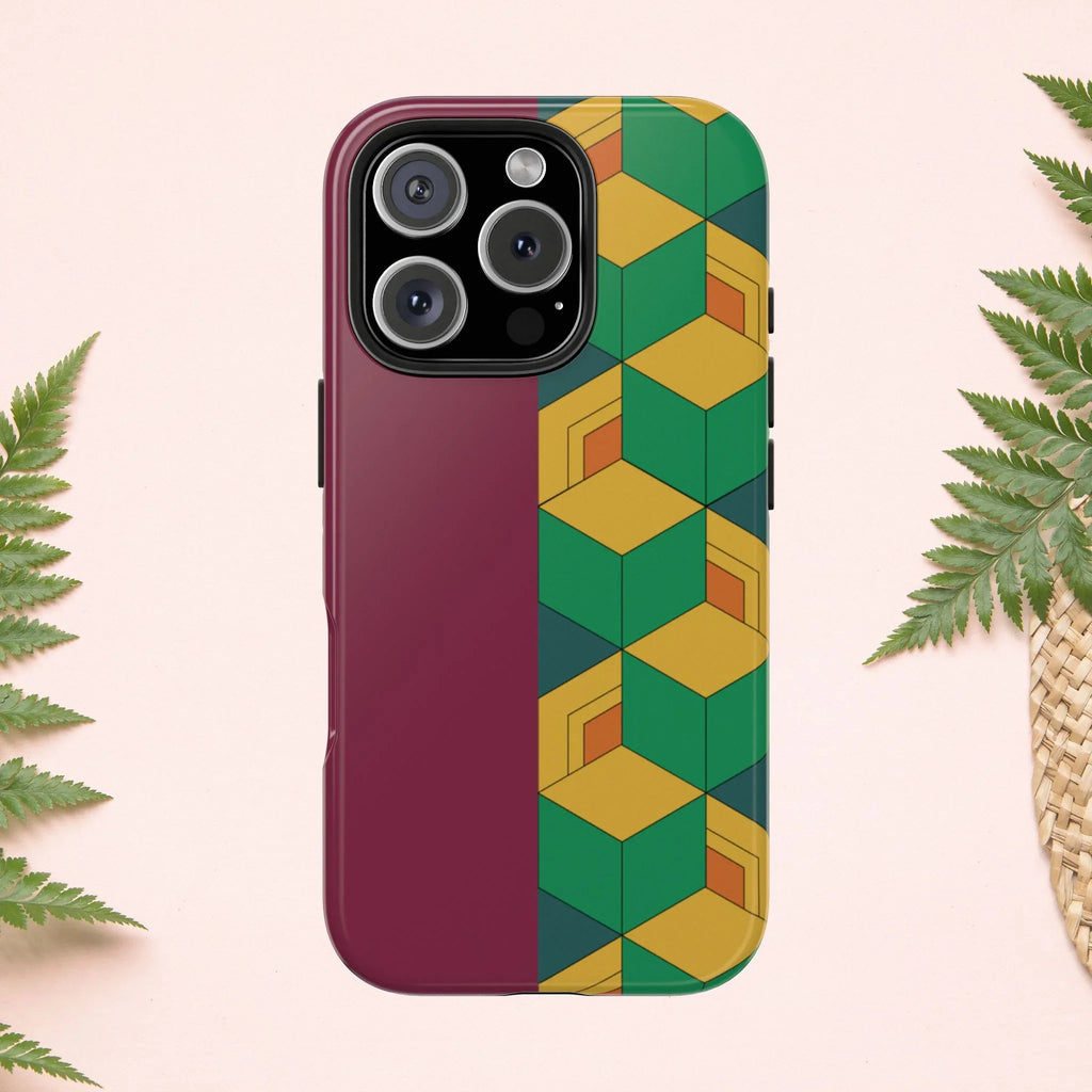 Brotherly Split Kimono Tough Phone Case (Apple & Android) - Pink Sweetheart