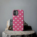 Pink Polka Dot Phone Case (Apple & Android) - Pink Sweetheart