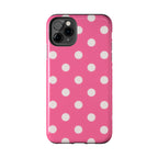 Pink Polka Dot Phone Case (Apple & Android)