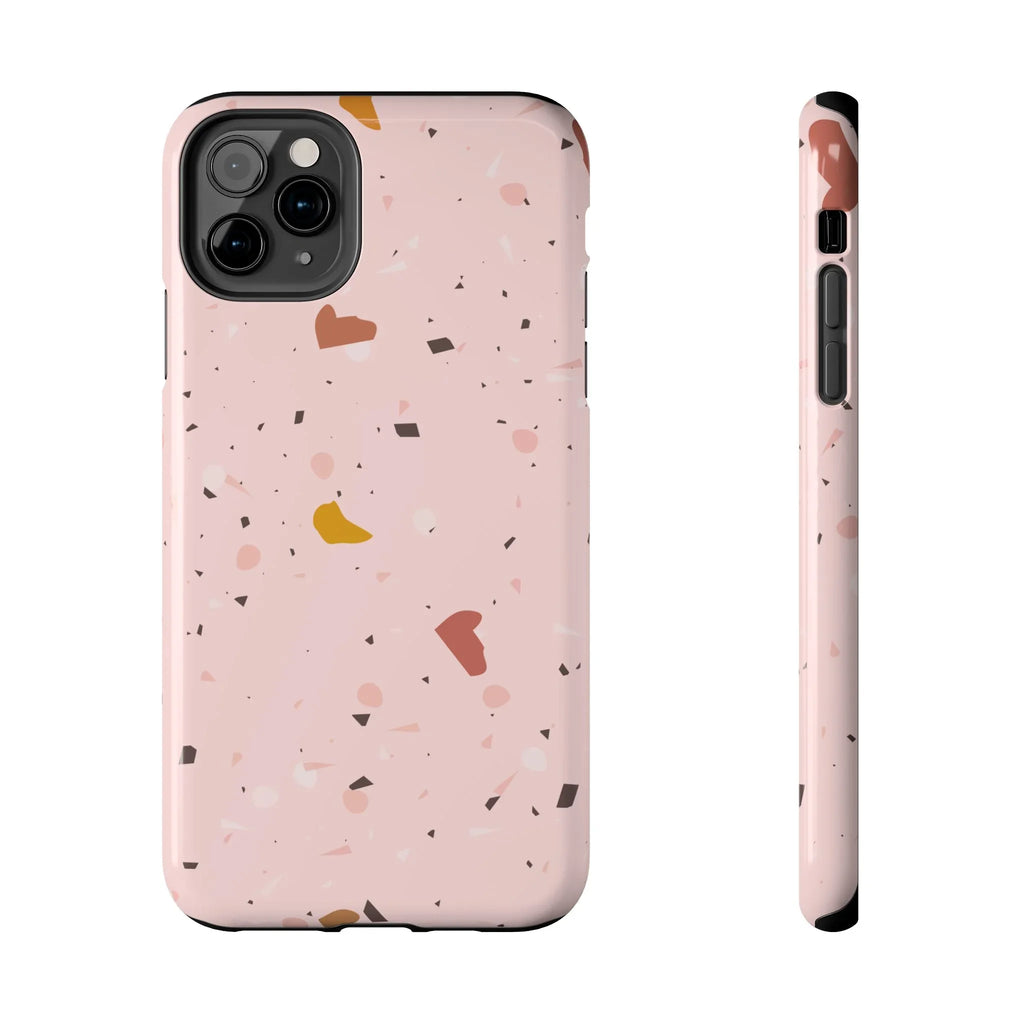 Pink Terrazzo Phone Case (Apple & Android) - Pink Sweetheart