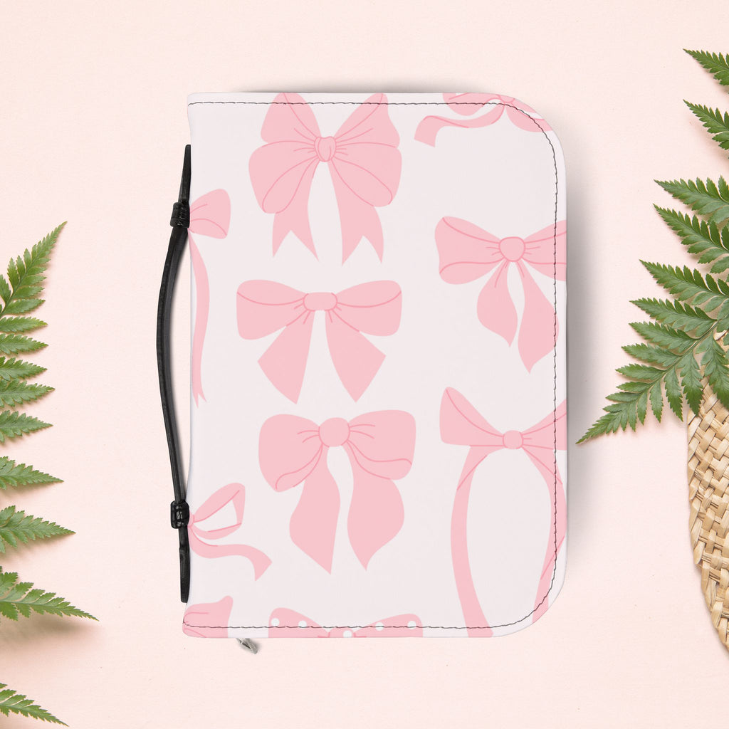Girly Pink Ribbons Book Cover