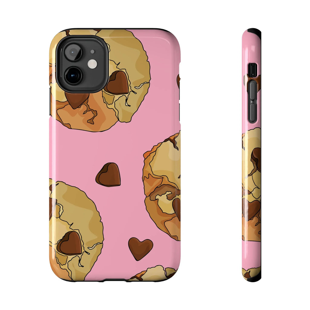 Chocolate Chip Cookies Phone Case (Apple & Android) - Pink Sweetheart