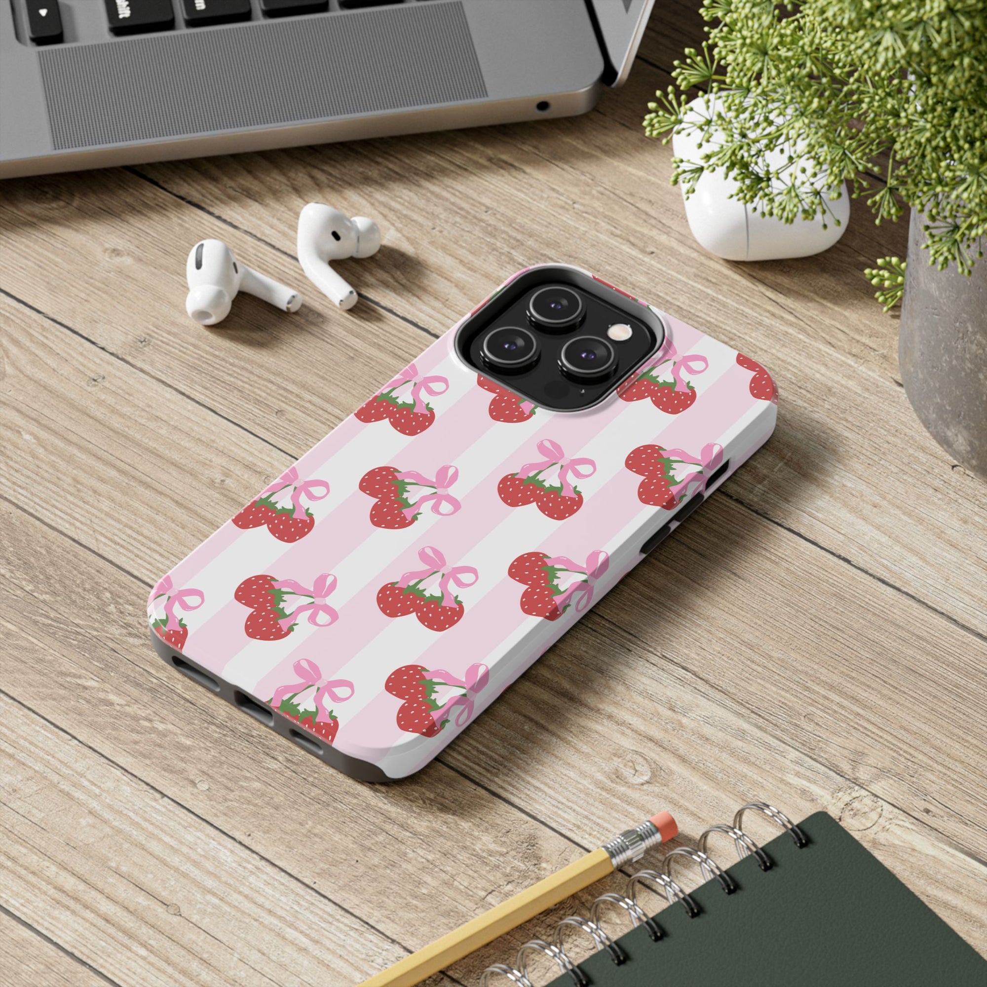 Strawberry Cherries Phone Case (Apple & Android)