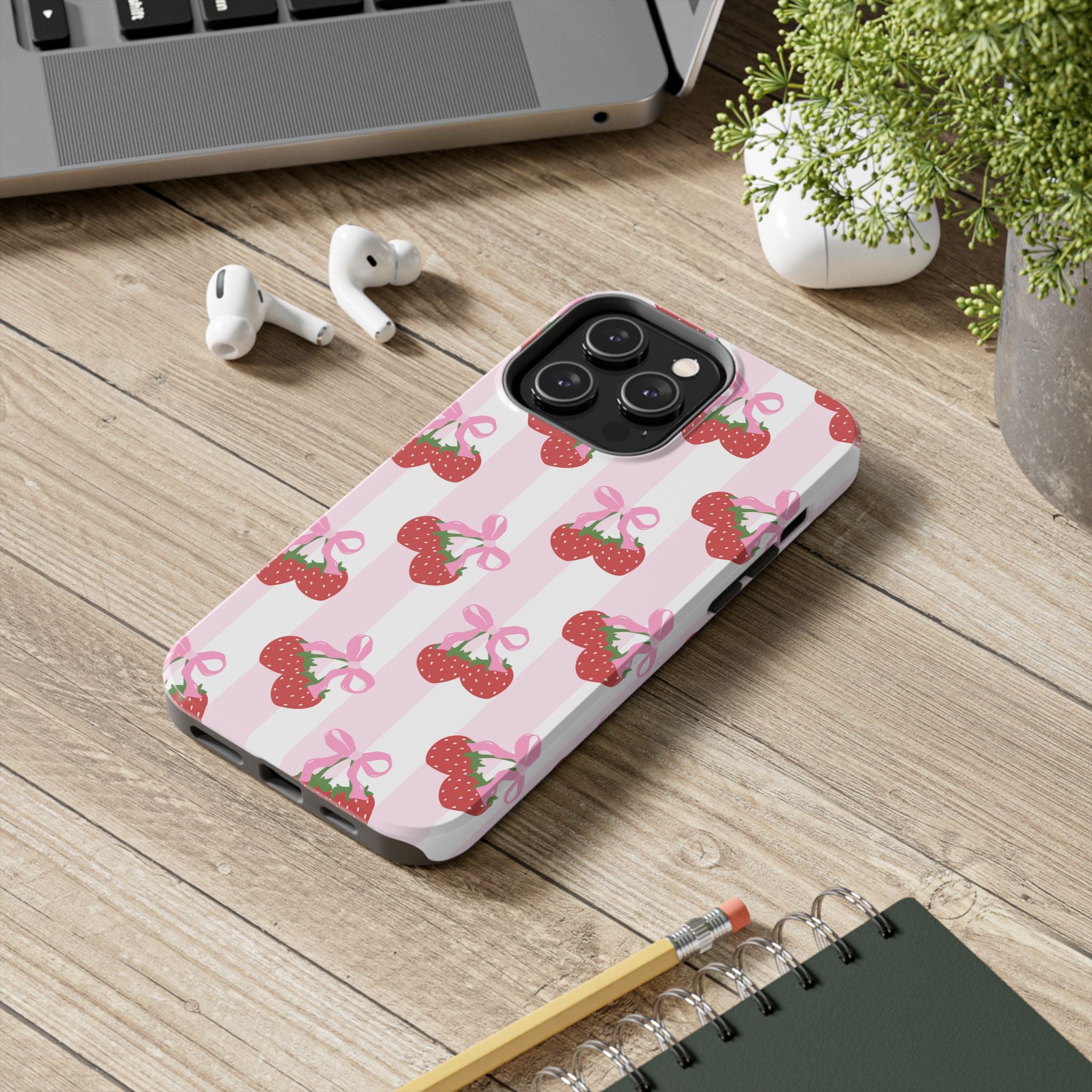 Strawberry Cherries Phone Case (Apple & Android)
