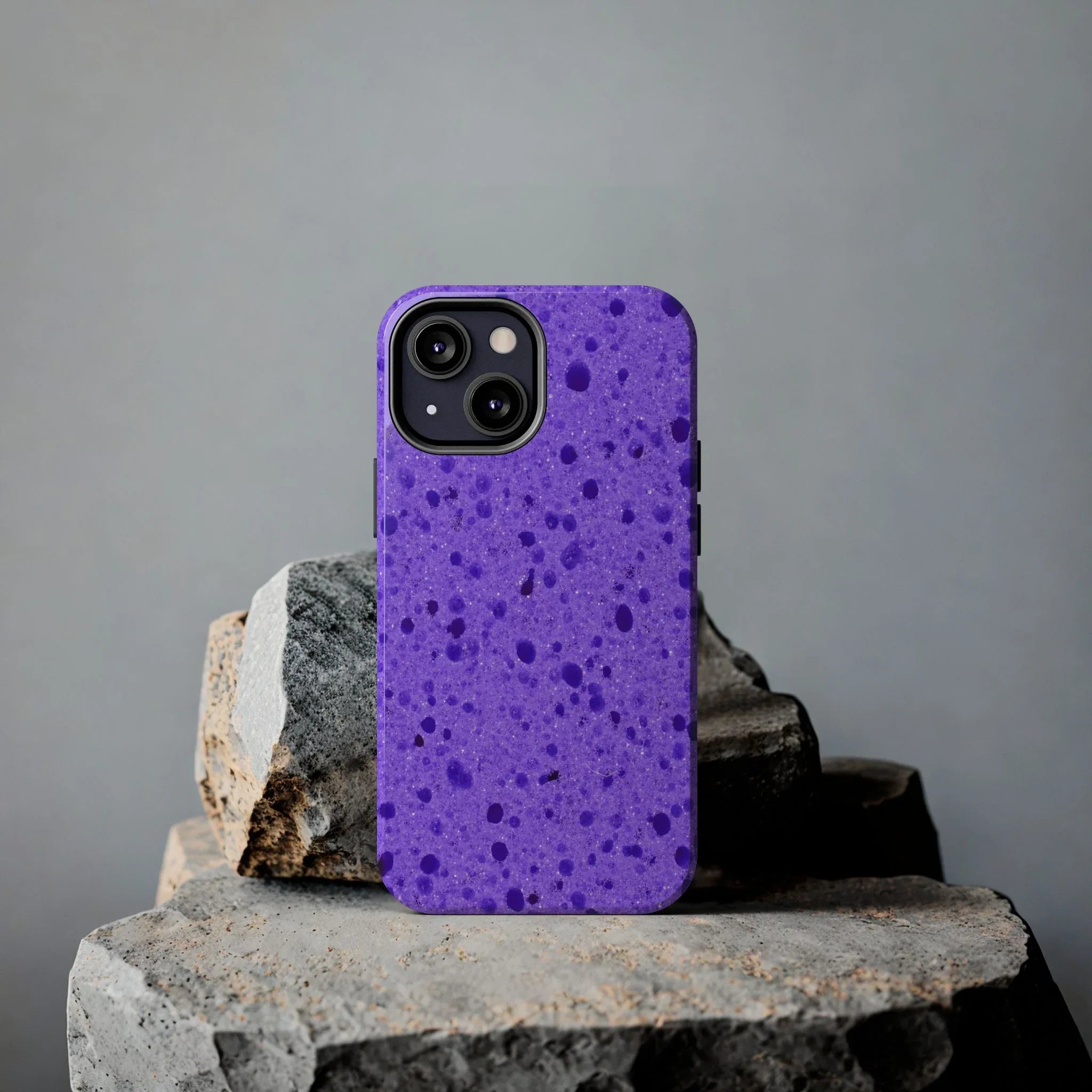 Purple Sponge Phone Case (Apple & Android) - Pink Sweetheart