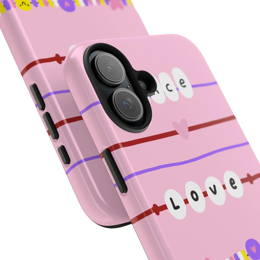 Bestie Bracelets Phone Case (Apple & Android) - Pink Sweetheart