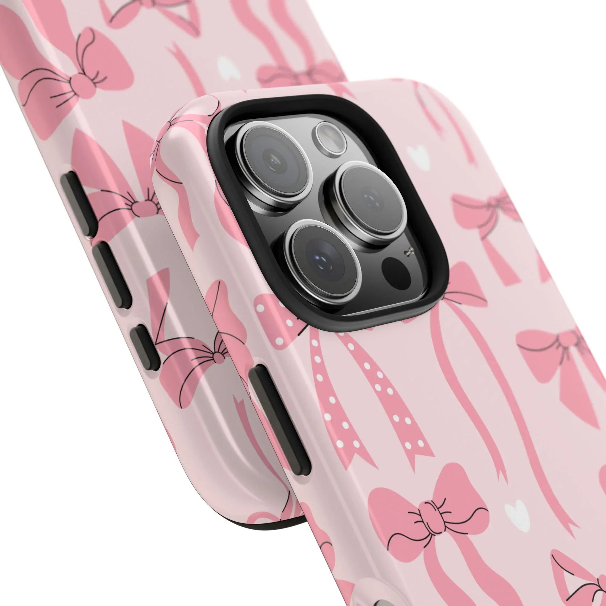 Pink Bow Ribbons Phone Case (Apple & Android) - Pink Sweetheart