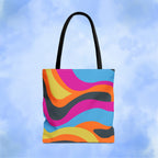 Funky Groove Swirl Tote Bag