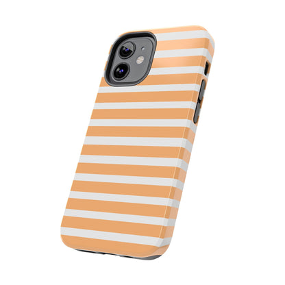 Orange Stripe Lines Phone Case