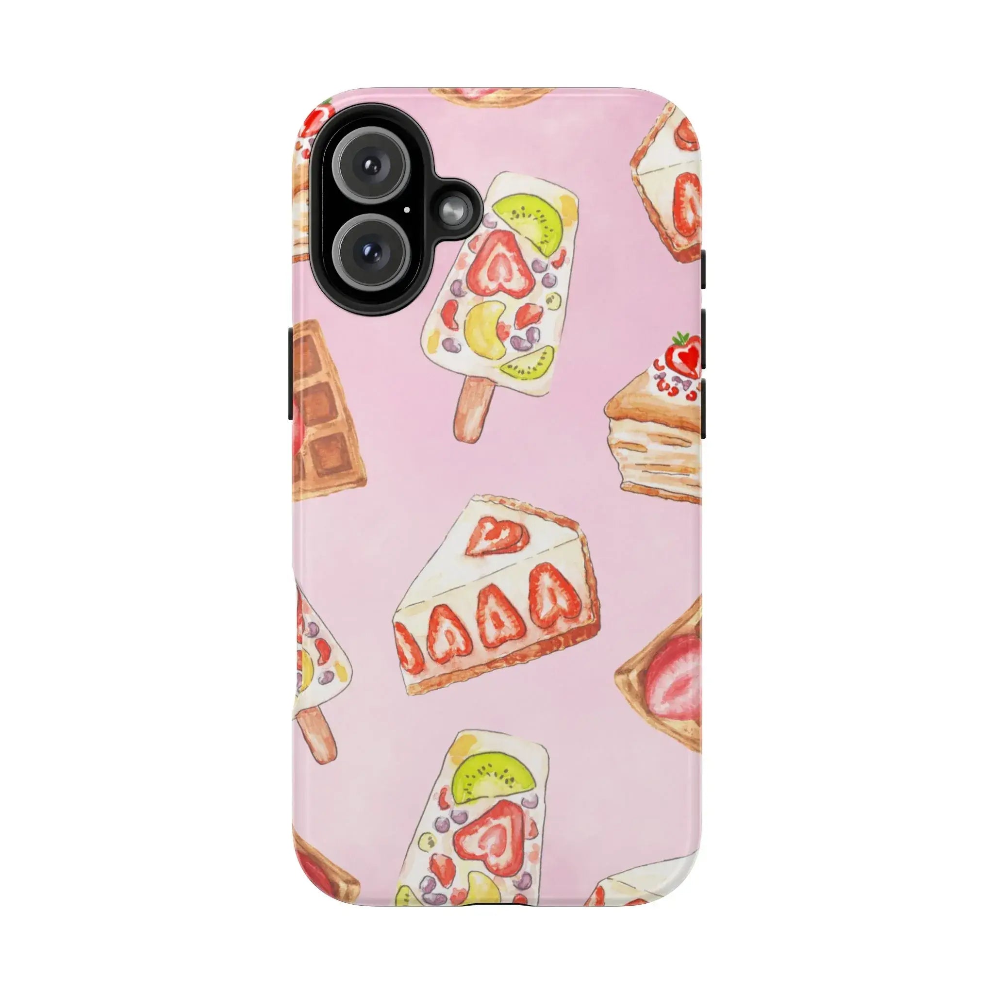 Tasty Pastry Treats Phone Case (Apple & Android) - Pink Sweetheart