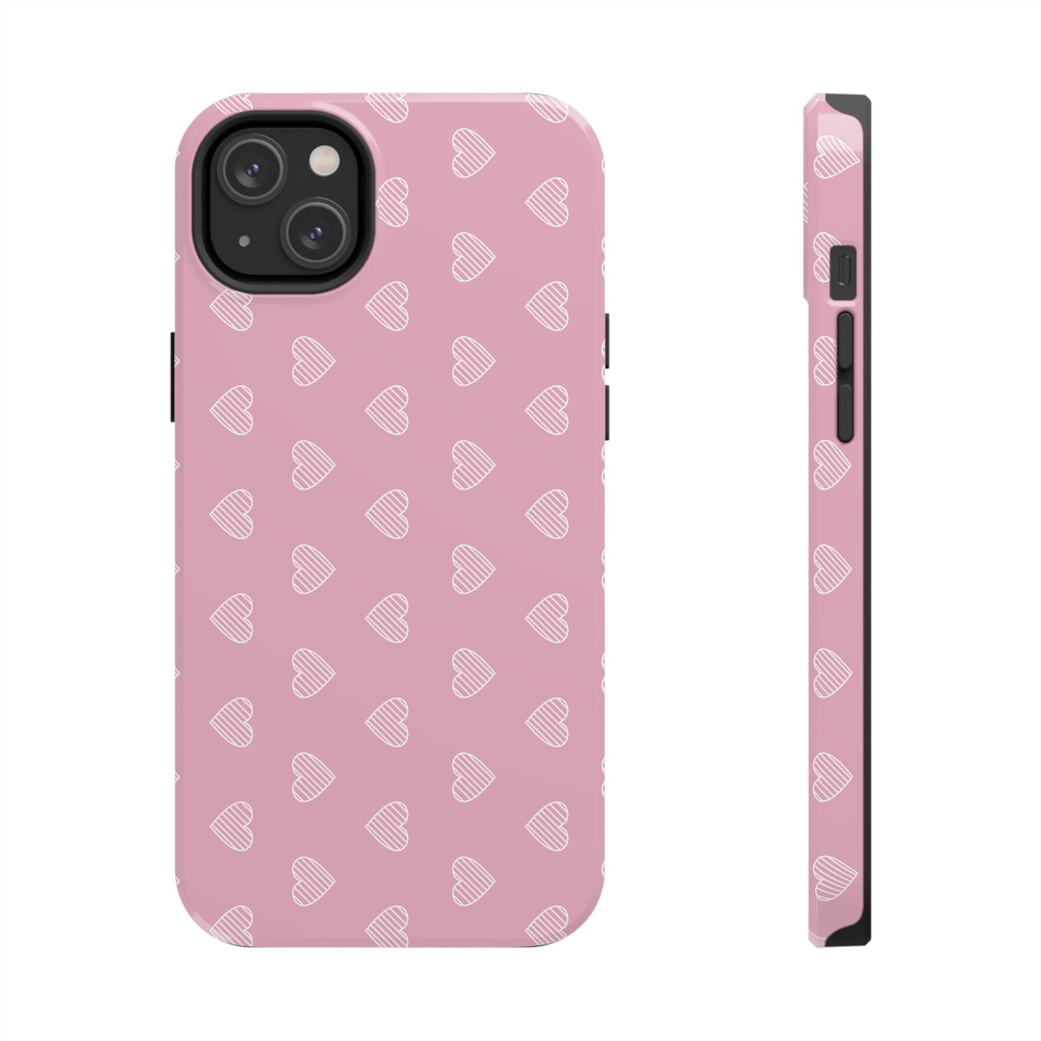 Infinite Pink Hearts Phone Case (Apple & Android)