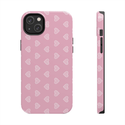 Infinite Pink Hearts Phone Case