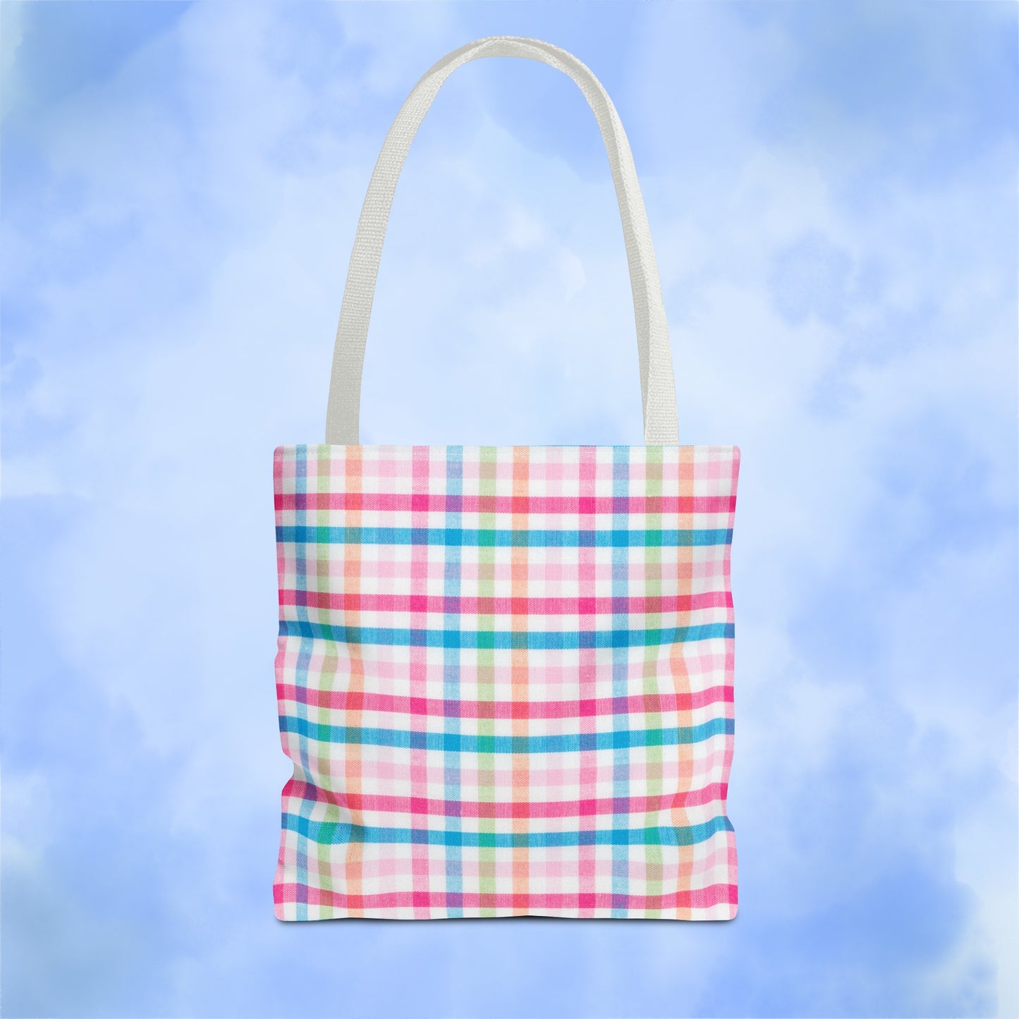 Colorful Rainbow Lines Tote Bag