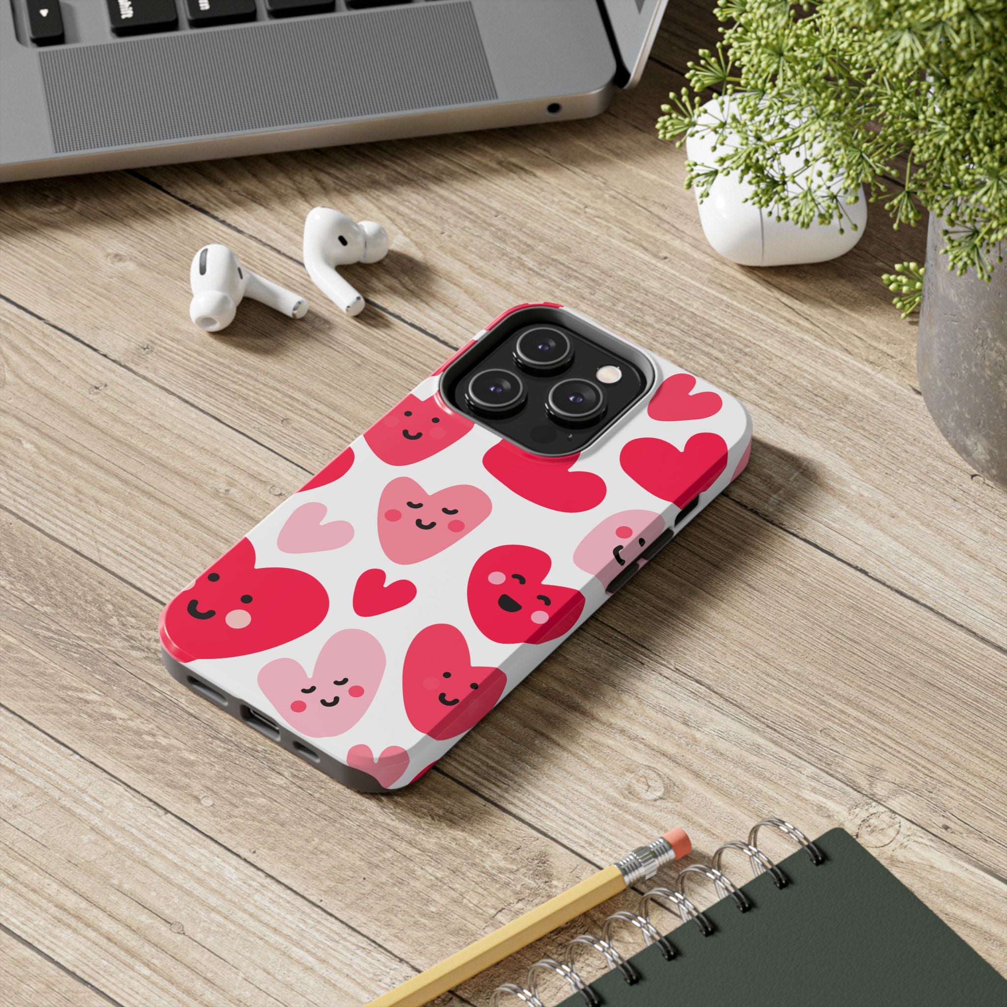 Happy Hearts Phone Case (Apple & Android)