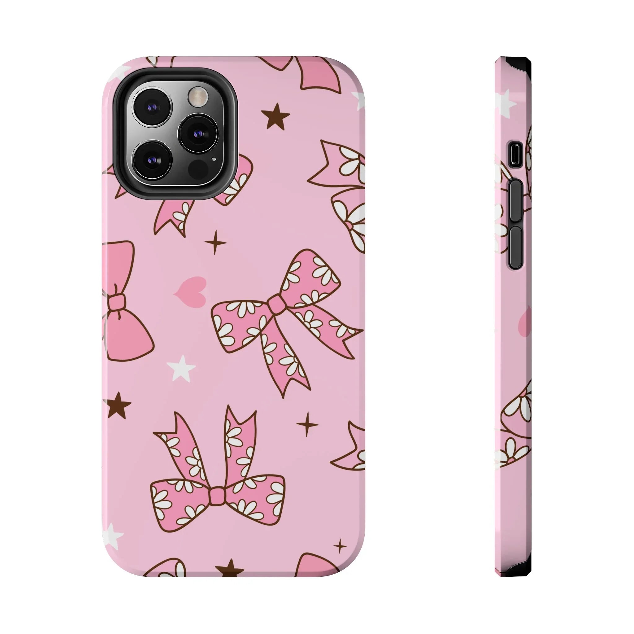 Pretty Pink Bows Phone Case (Apple & Android) - Pink Sweetheart