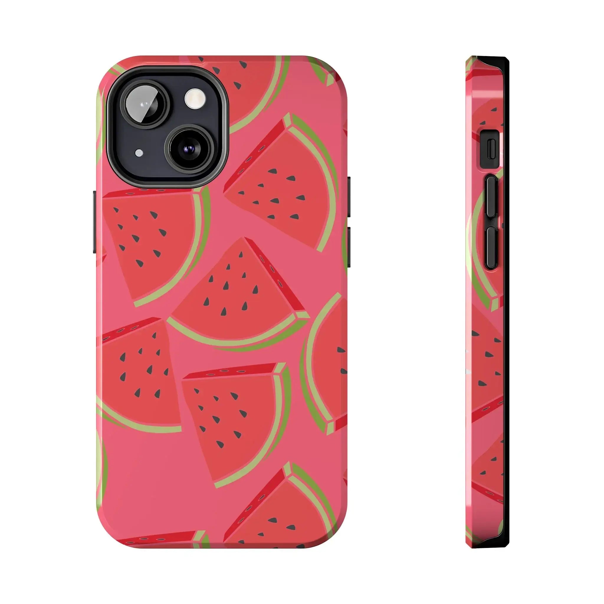Watermelon Slices Phone Case (Apple & Android) - Pink Sweetheart