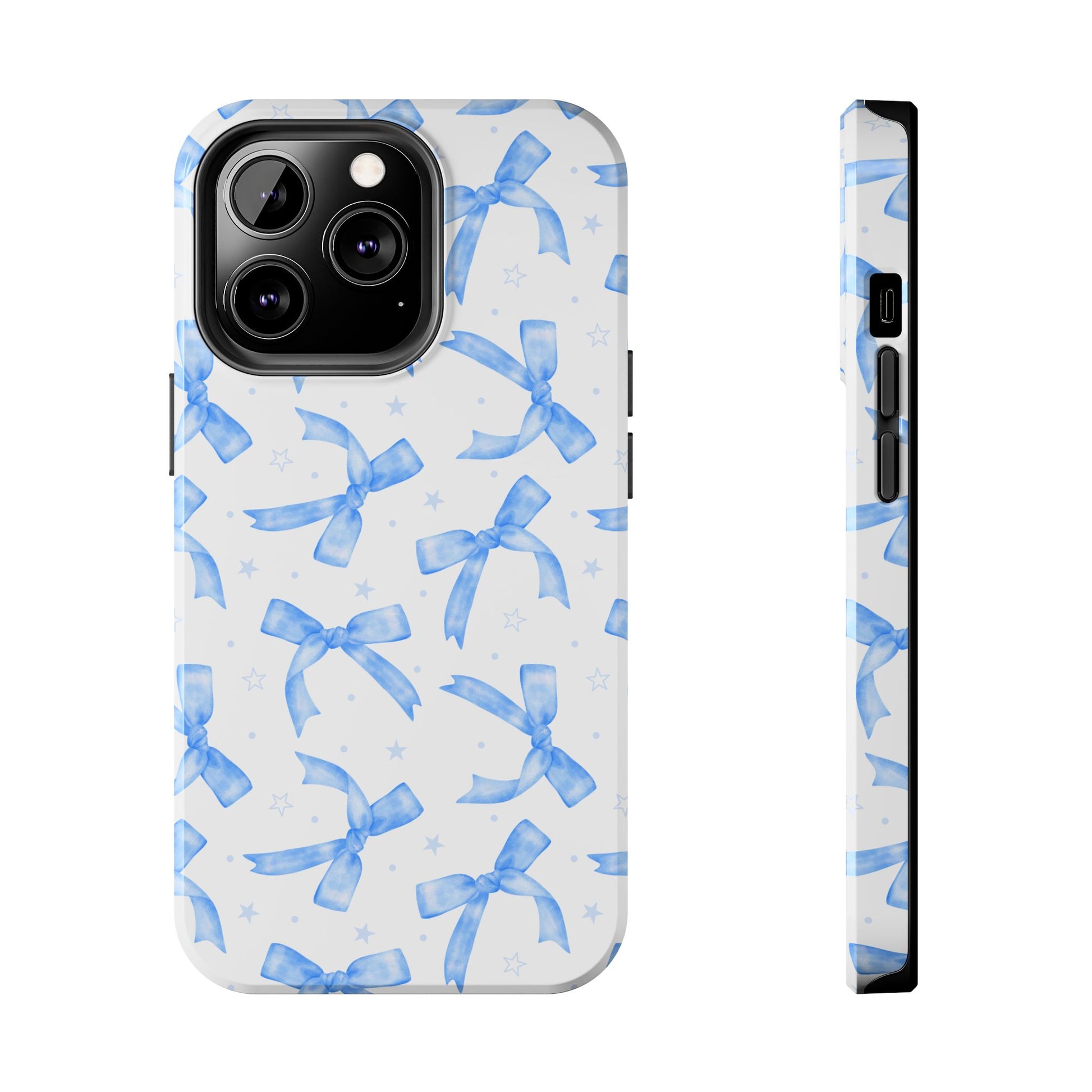 Lacey Baby Blue Ribbons Phone Case (Apple & Android)