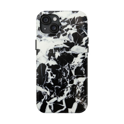 Black & White Shattered Phone Case