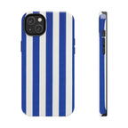Blue & White Stripes Phone Case (Apple & Android)