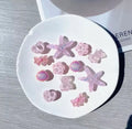 Pink Starfish Clog Charms Set - Pink Sweetheart