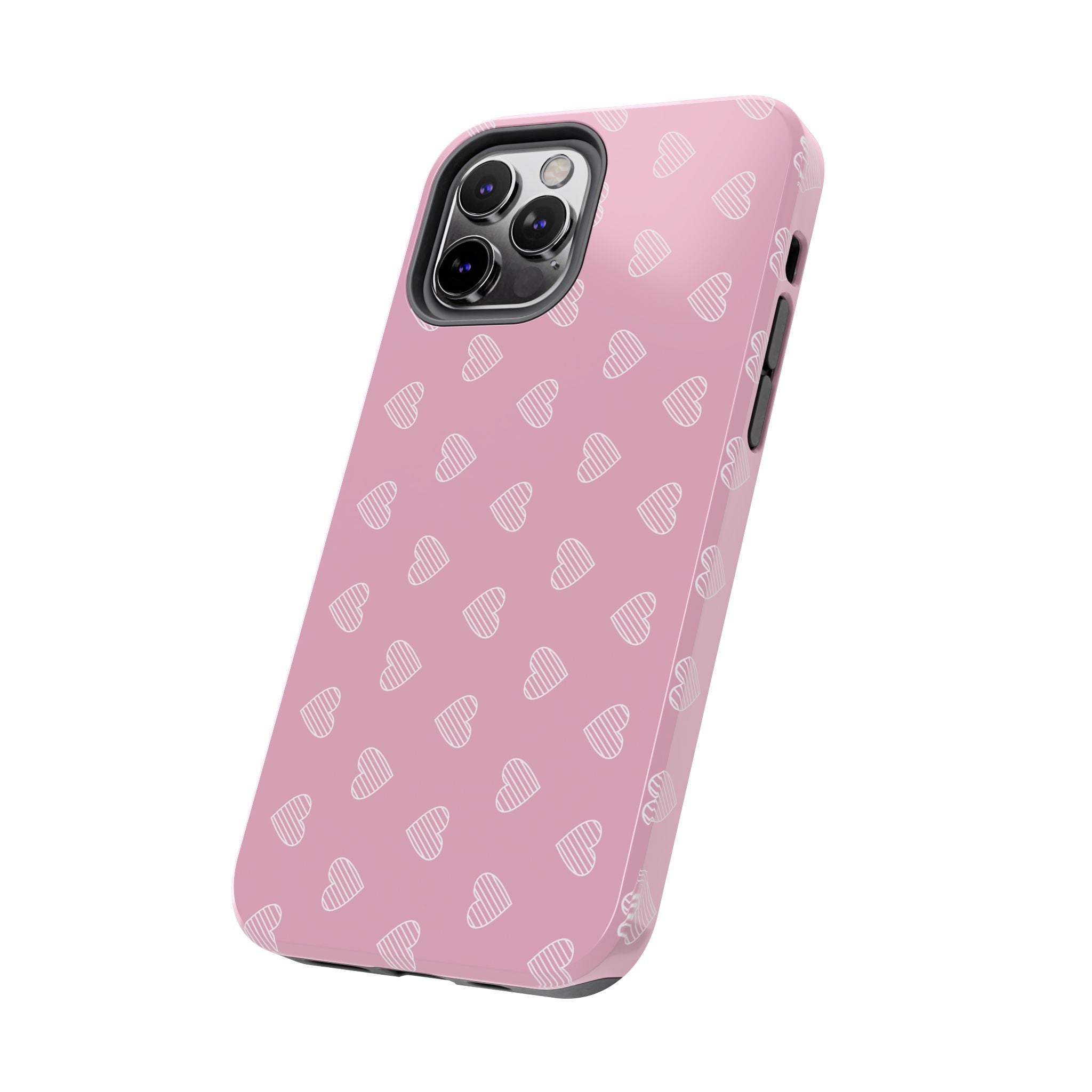 Infinite Pink Hearts Phone Case (Apple & Android)