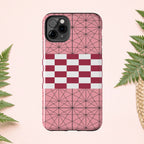 Geometric Kimono Tough Phone Case (Apple & Android) - Pink Sweetheart