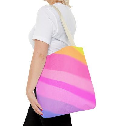 Blurred Rainbow Sectrum Tote Bag