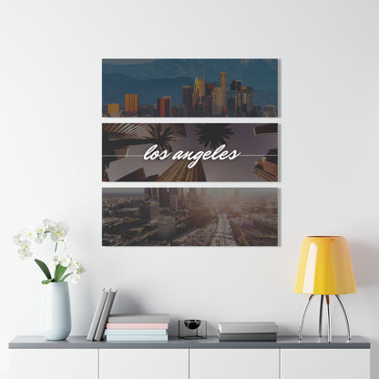 Los Angeles Skyline Acrylic Prints (Triptych)