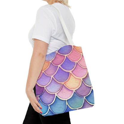 Watercolor Mermaid Tote Bag