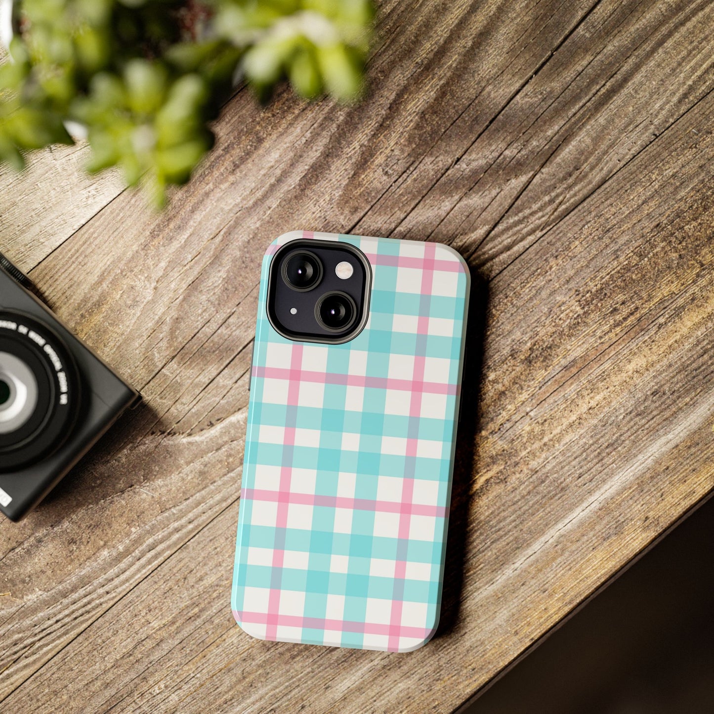 Pastel Gingham Phone Case