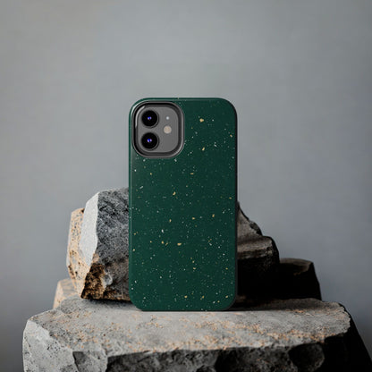 Emerald Gold Flecked Phone Case