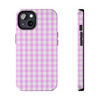 Pink Gingham Phone Case (Apple & Android) - Pink Sweetheart
