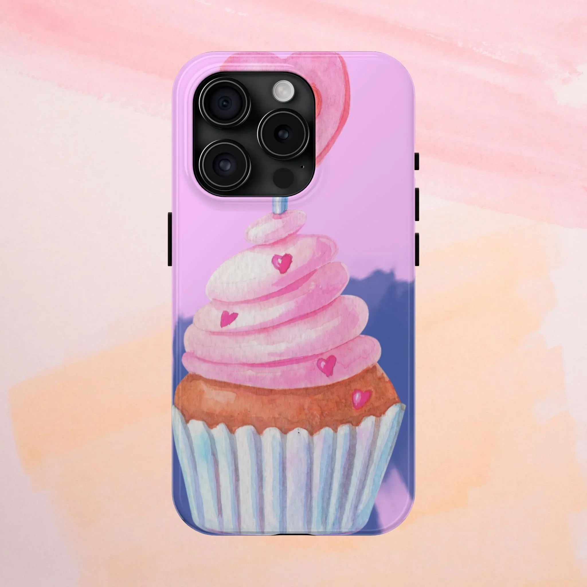 Cutie Cupcake Phone Case (Apple & Android) - Pink Sweetheart
