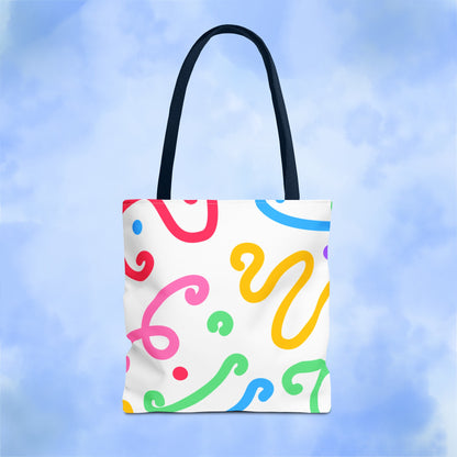 Colorful Doodles Tote Bag