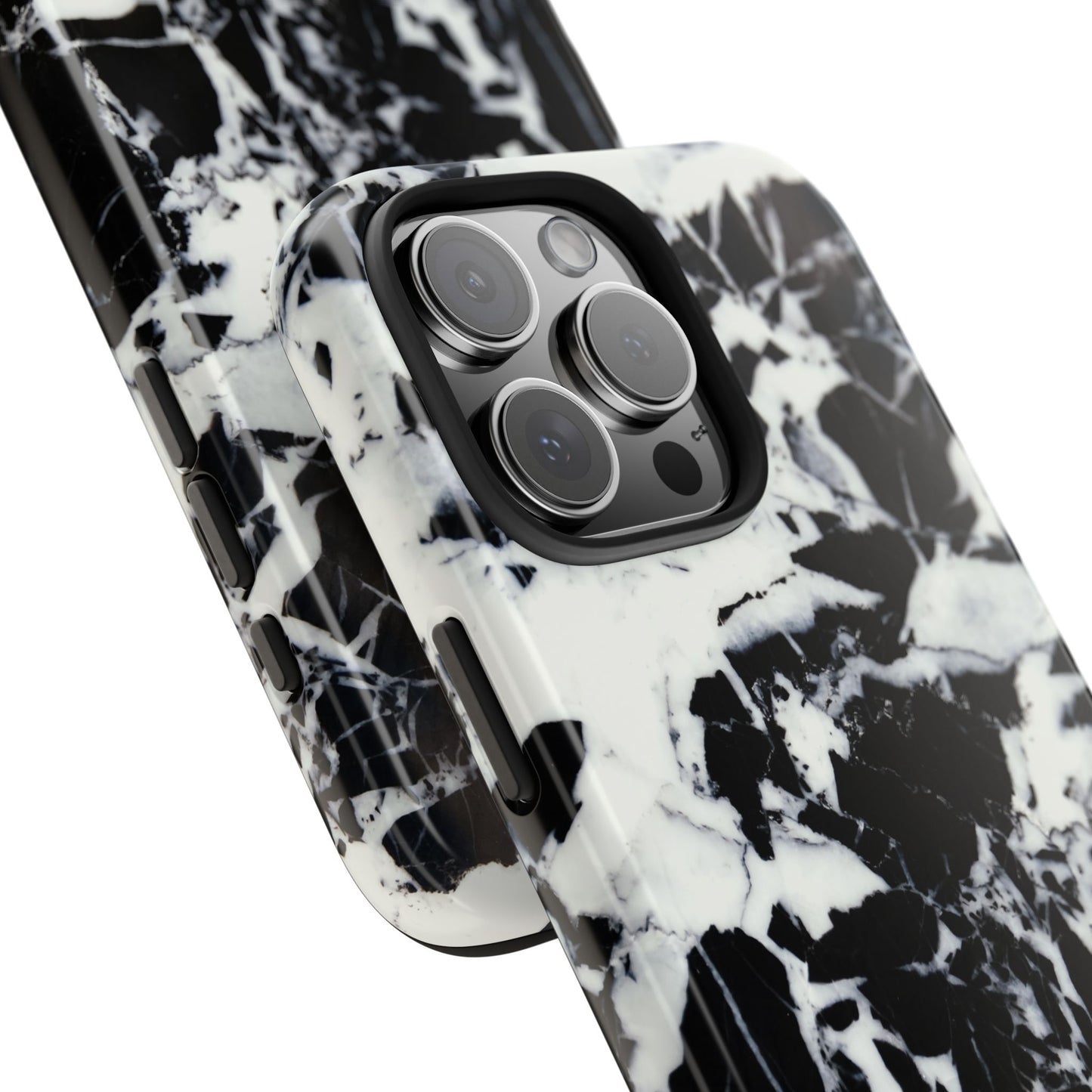 Black & White Shattered Phone Case