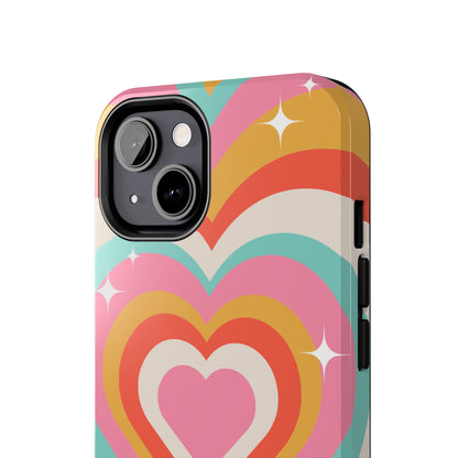 Psychedelic Hearts Phone Case