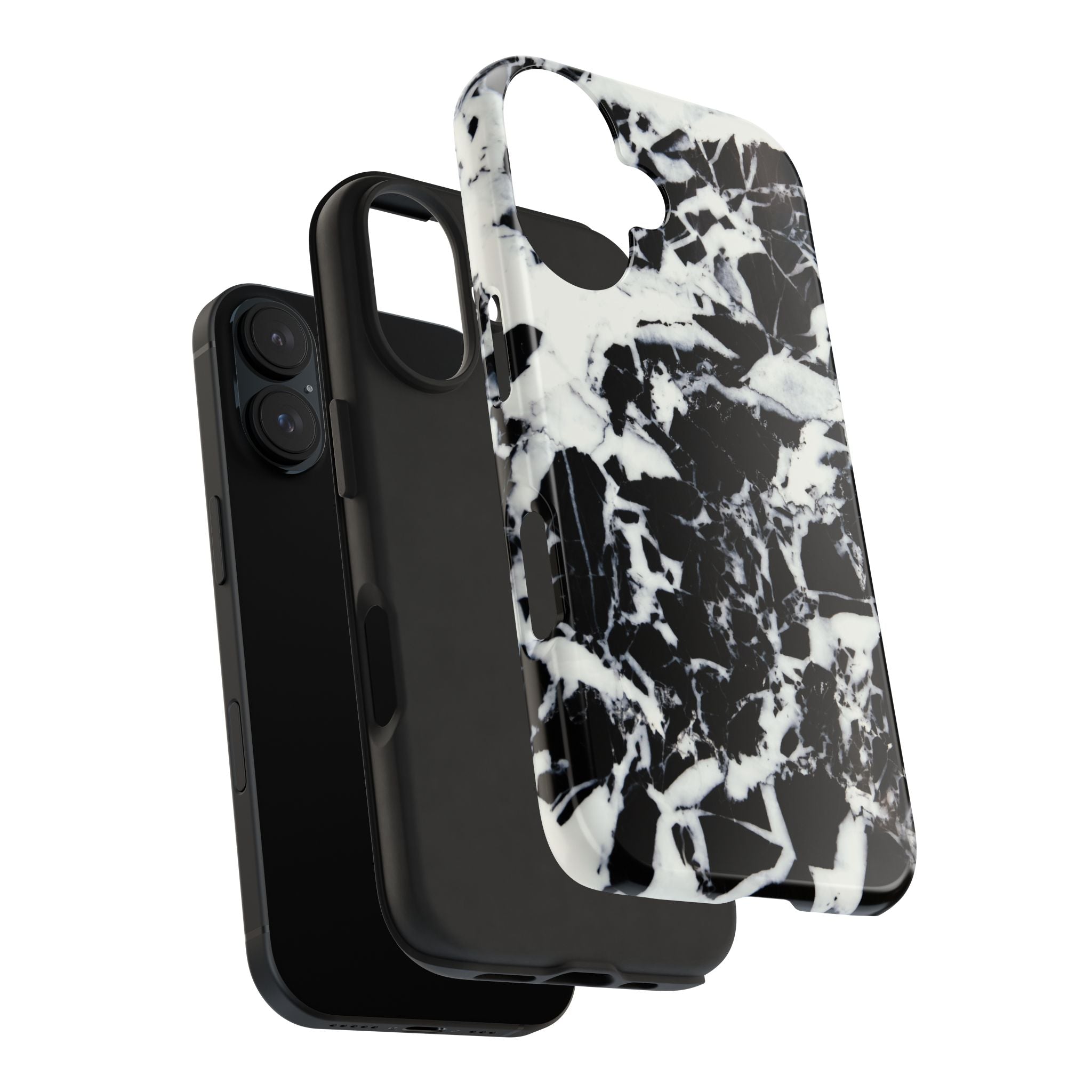 Black & White Shattered Phone Case (Apple & Android)