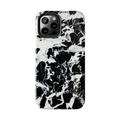 Black & White Shattered Phone Case