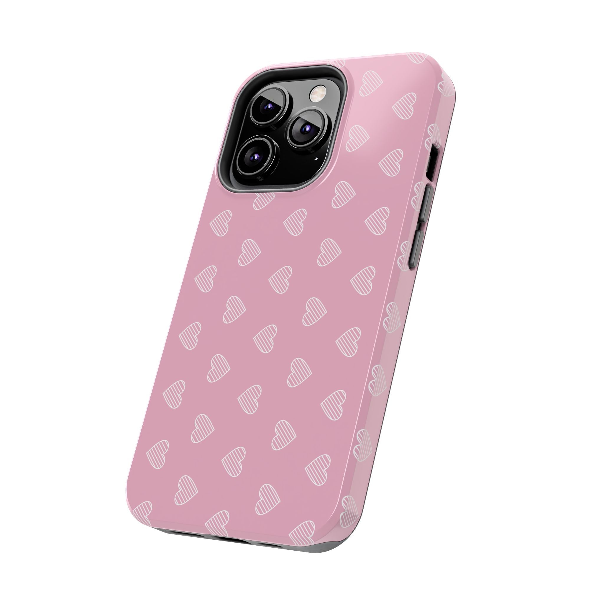 Infinite Pink Hearts Phone Case (Apple & Android)