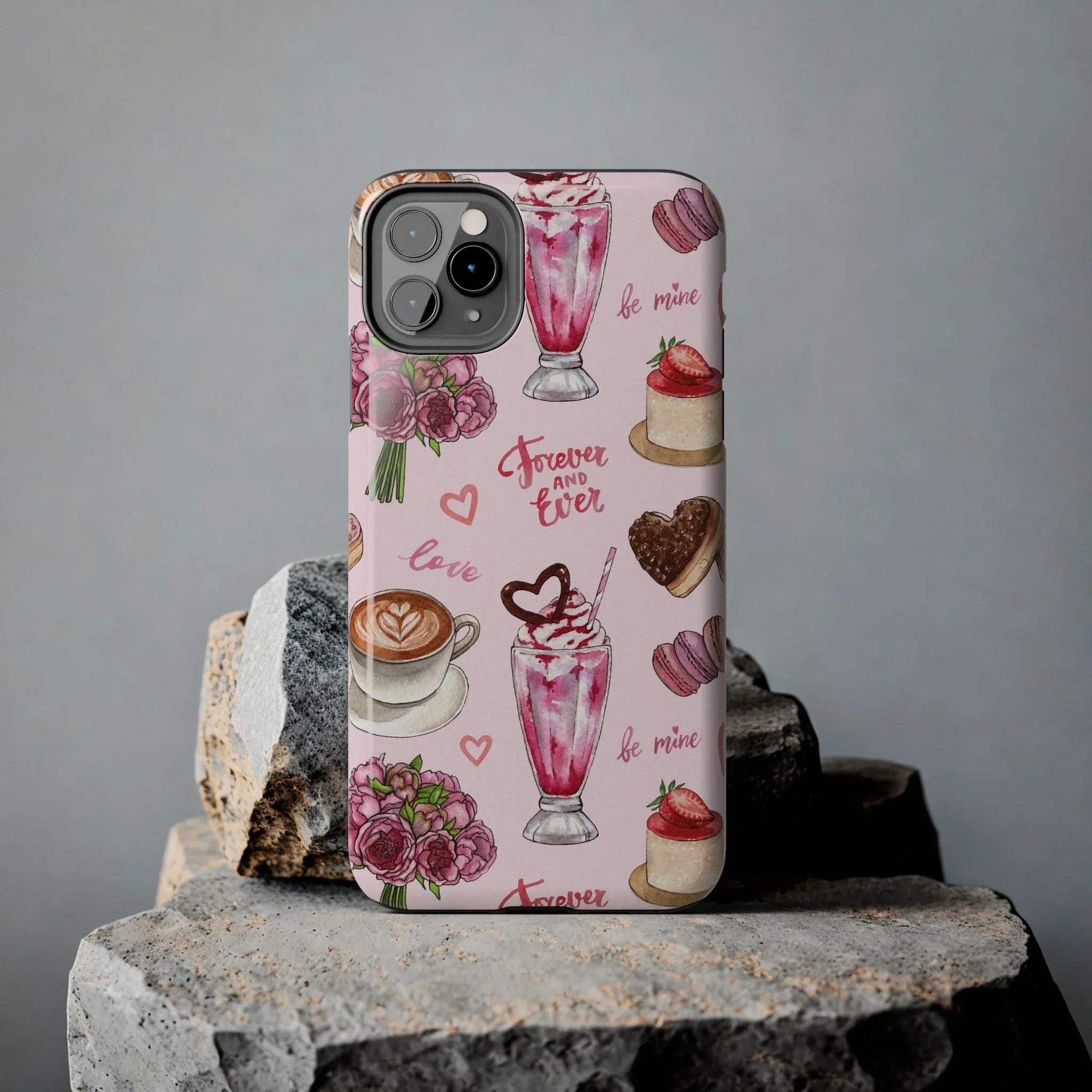 Be Mines Forever Phone Case (Apple & Android) - Pink Sweetheart