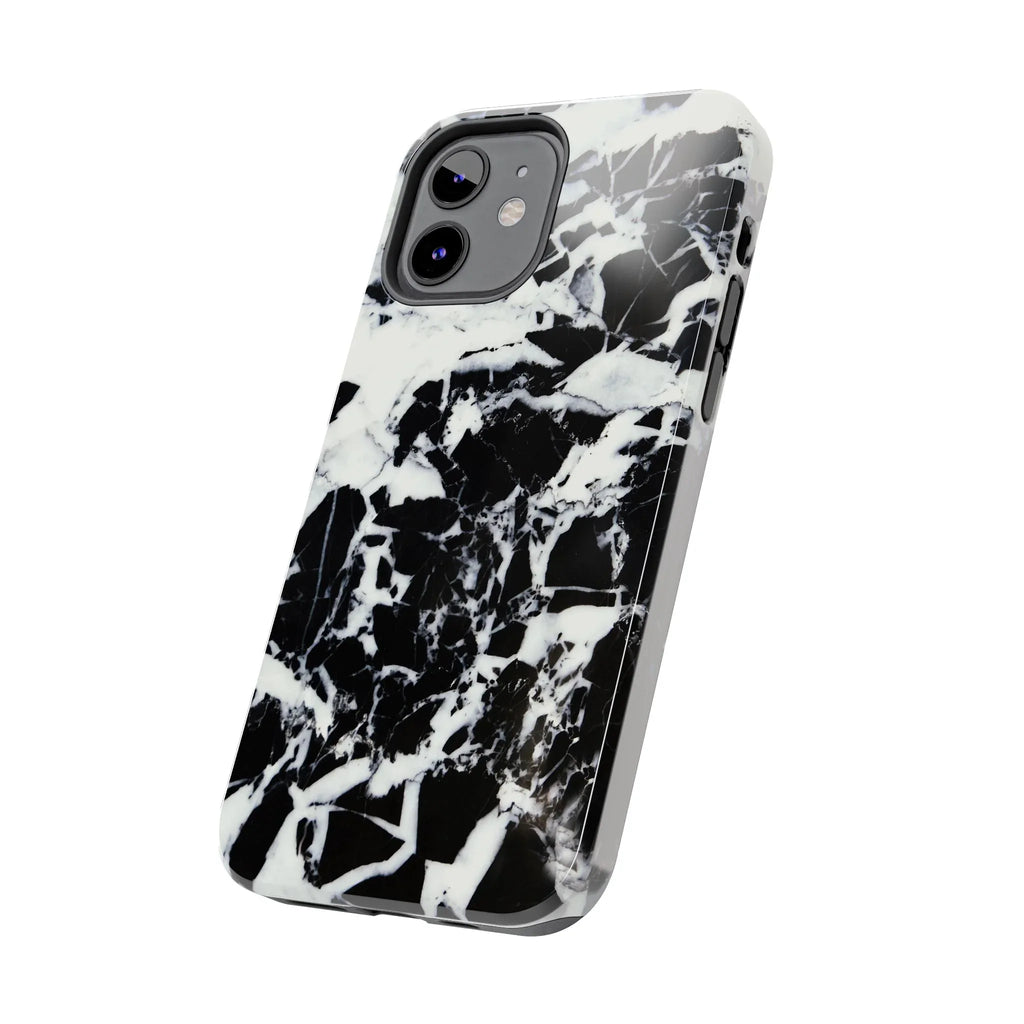 Black & White Shattered Phone Case (Apple & Android) - Pink Sweetheart