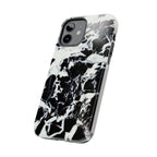 Black & White Shattered Phone Case (Apple & Android) - Pink Sweetheart