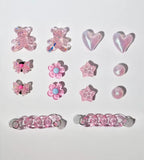 Baby Pink Clog Charms Set