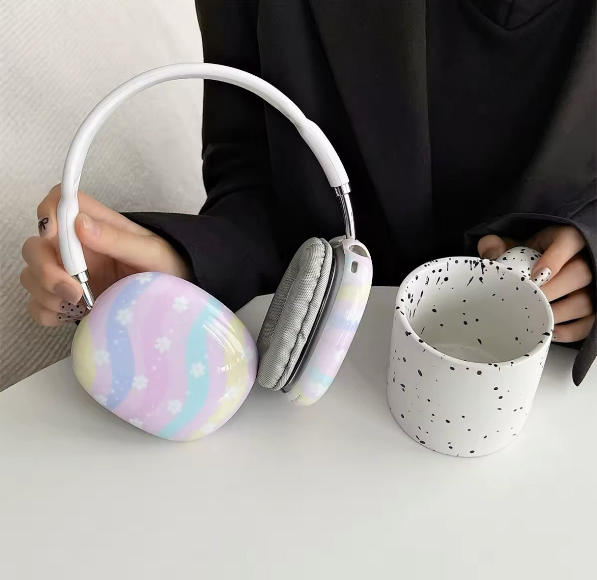 Pastel Waves AirPods Max Headphone Case Covers