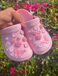 Bubblegum Pink Paradise Clog Charms Set - Pink Sweetheart